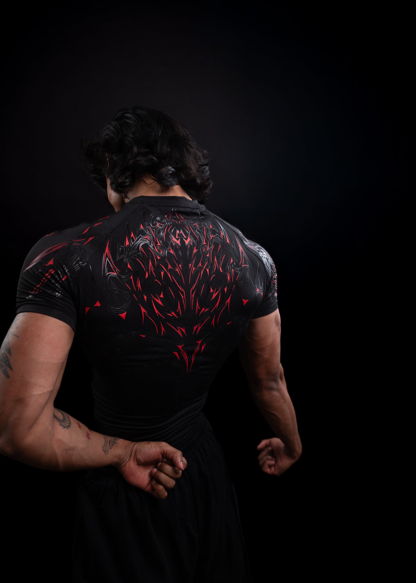 WarLord Blood Red Half Sleeve Compression