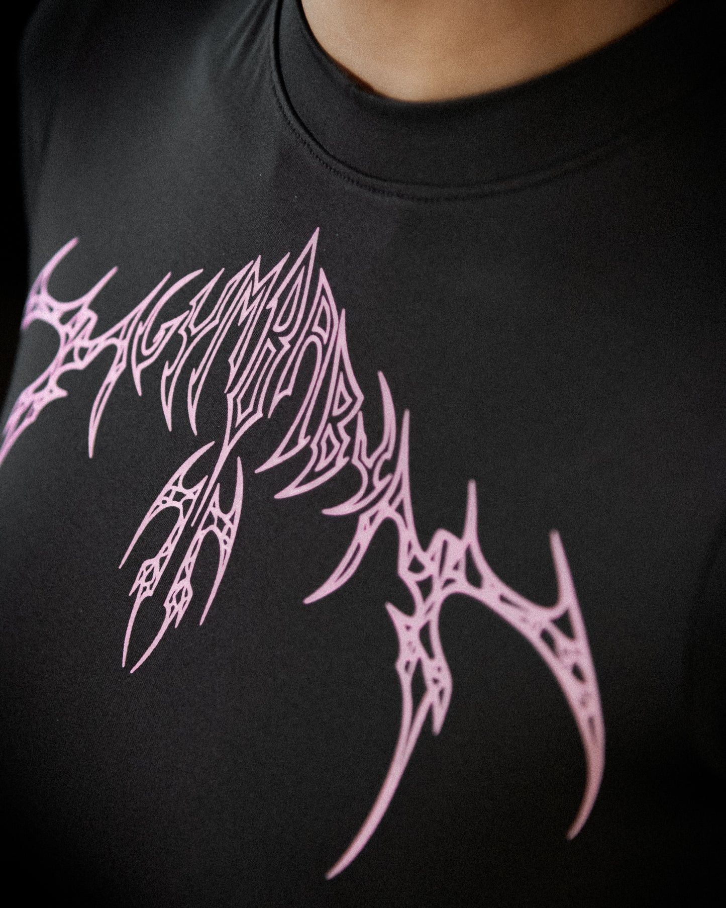 SpiderLily Half Sleeve Compression Crop Top