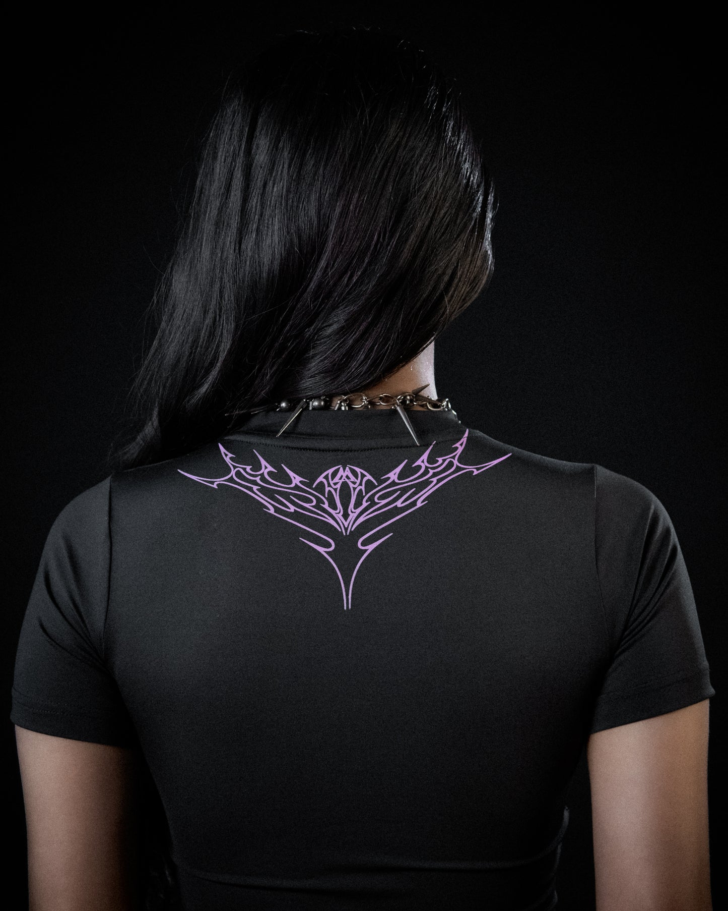 Valkyrie Half Sleeve Compression Crop Top