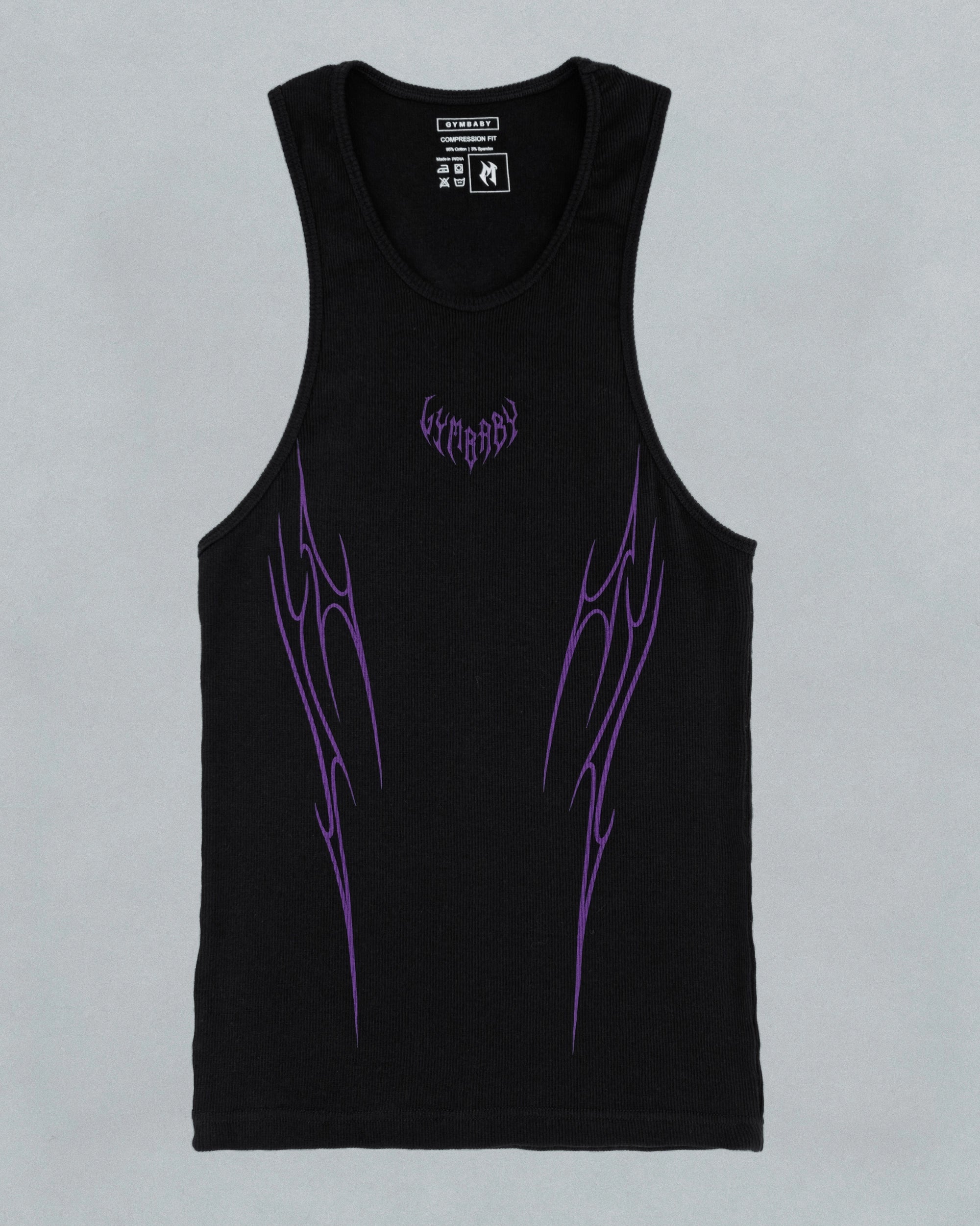 MuseTamer Ribbed Vest - Purple