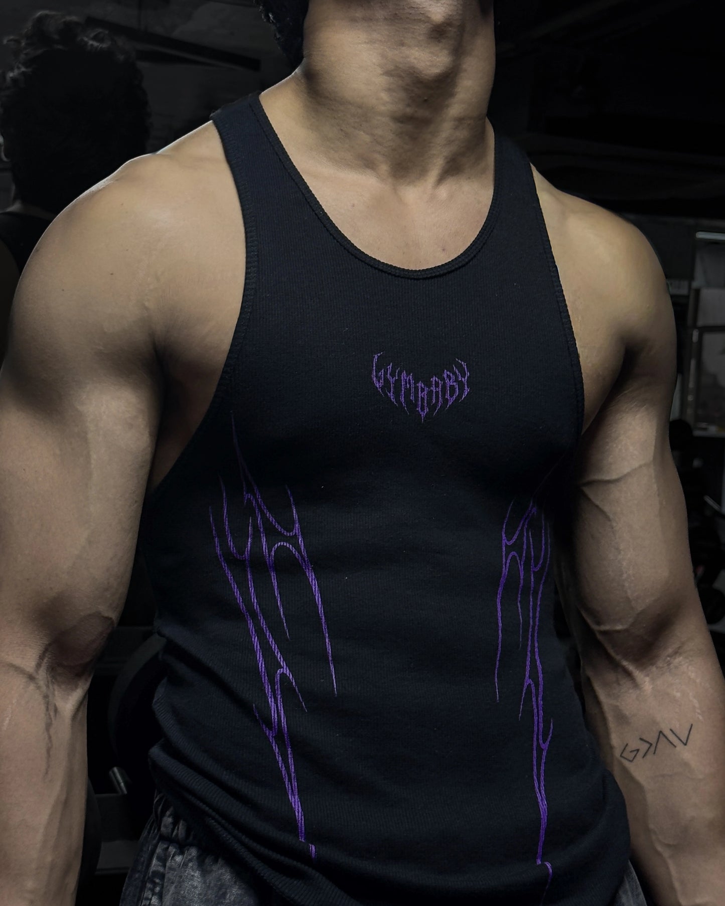 MuseTamer Ribbed Vest - Purple