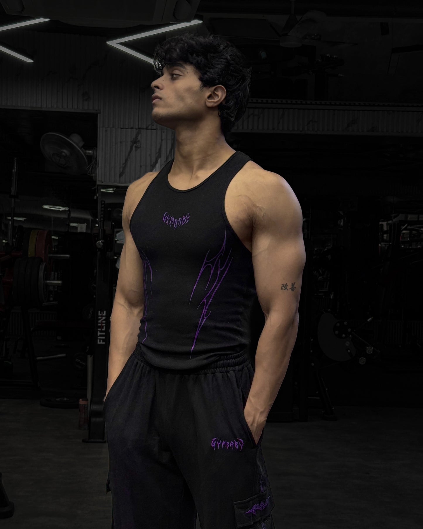 MuseTamer Ribbed Vest - Purple