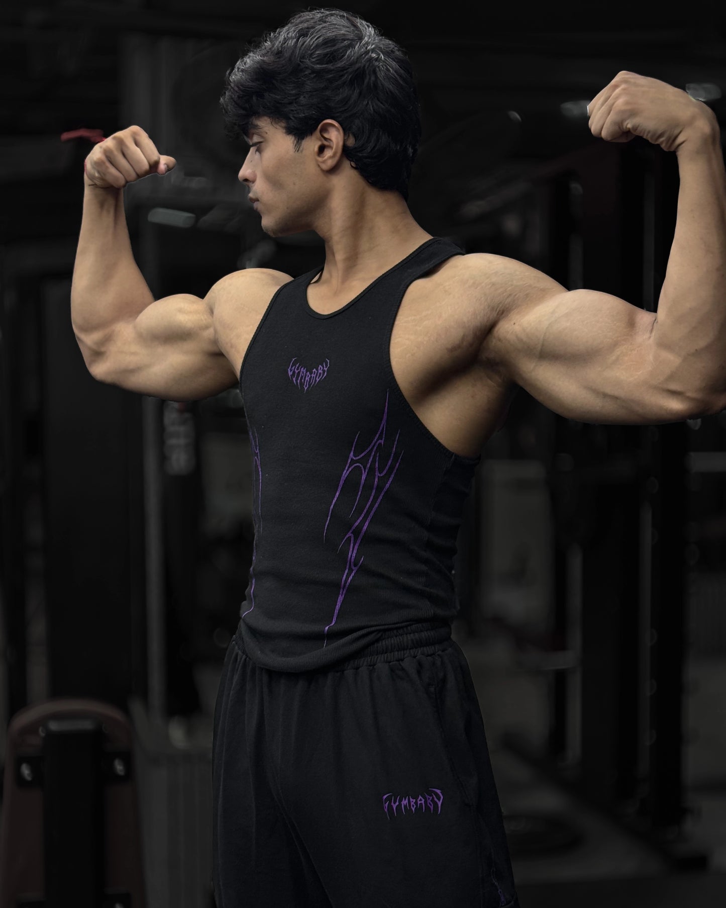 MuseTamer Ribbed Vest - Purple