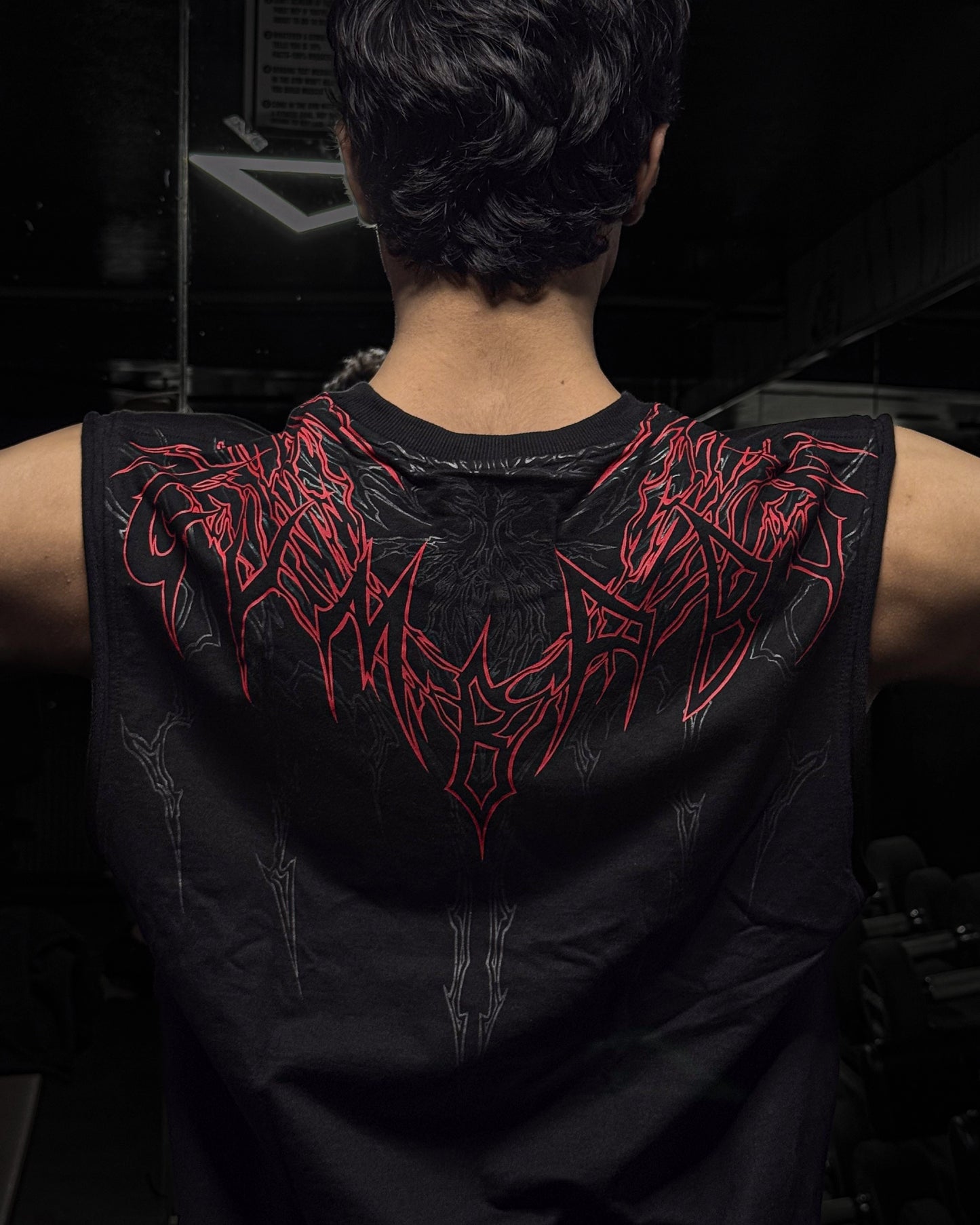 Hellscar Oversized Tank - Blood Red