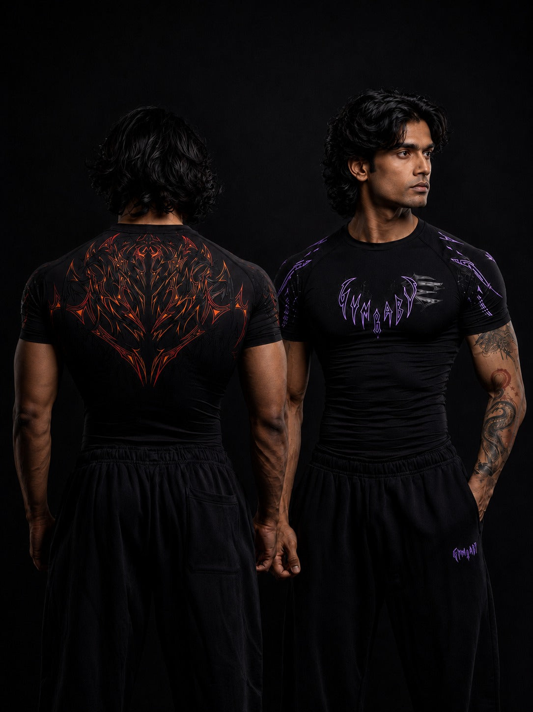 WarLord Half Sleeve Compression - Pack of 2 - Lava & Nebula