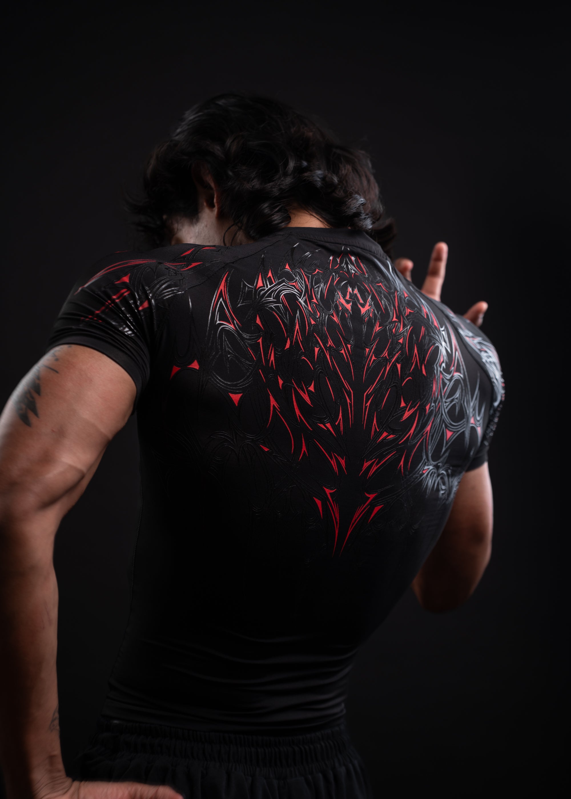 WarLord Blood Red Half Sleeve Compression