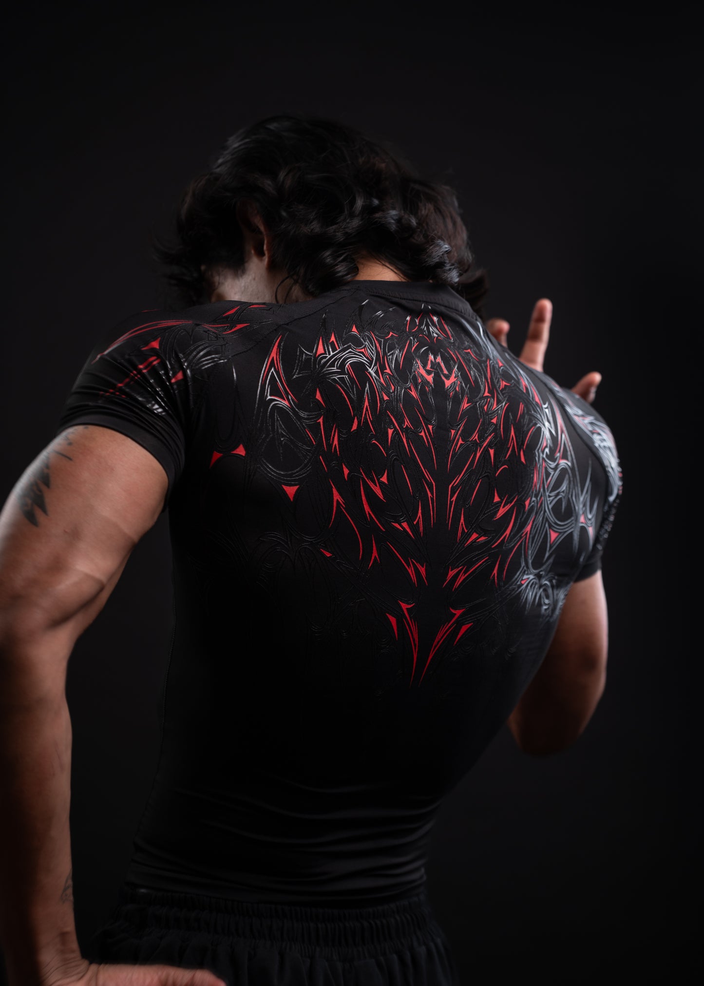 WarLord Blood Red Half Sleeve Compression