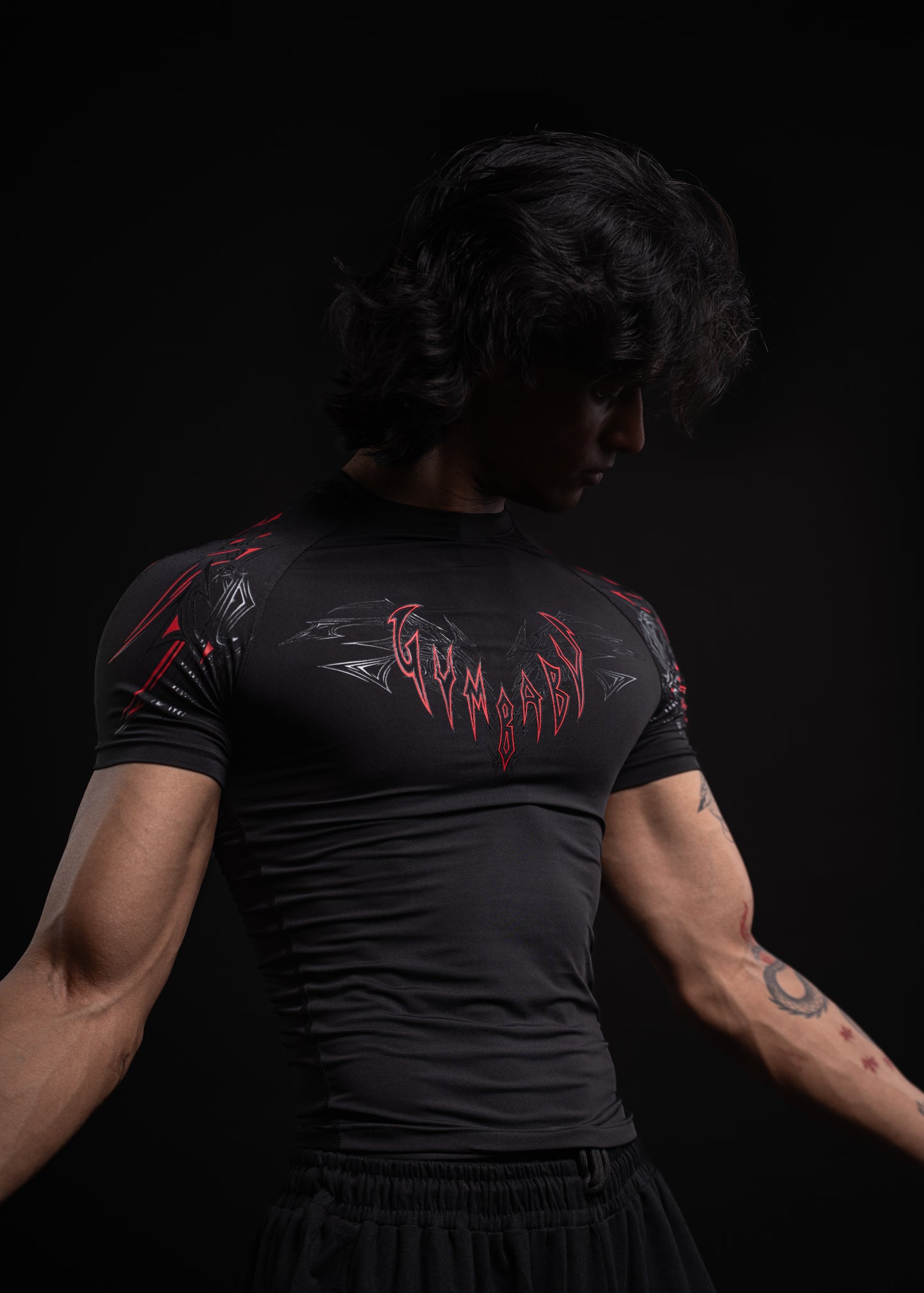 WarLord Blood Red Half Sleeve Compression
