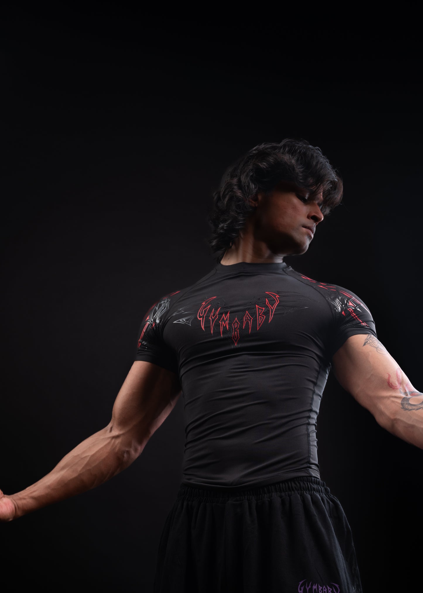WarLord Blood Red Half Sleeve Compression