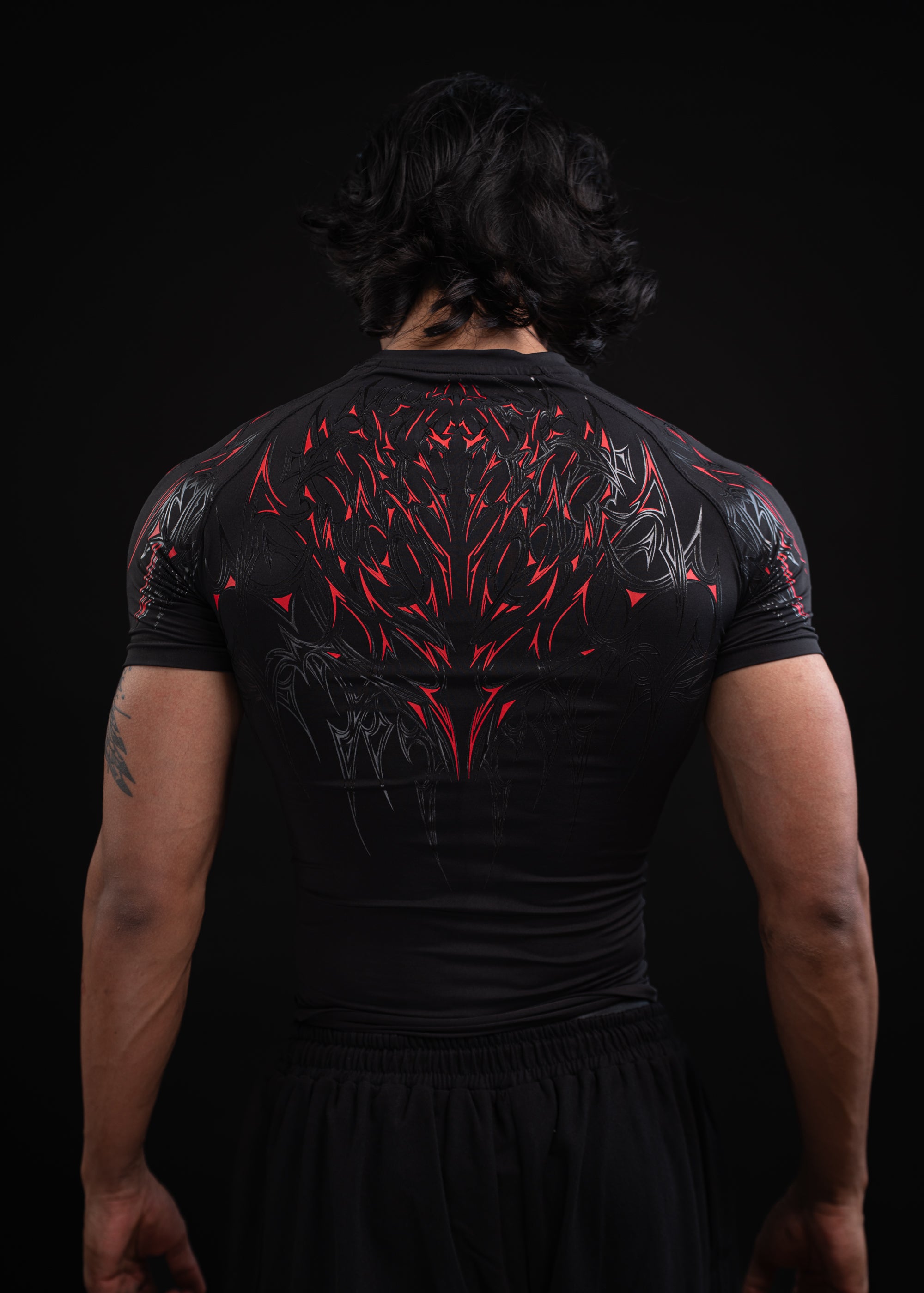 WarLord Blood Red Half Sleeve Compression
