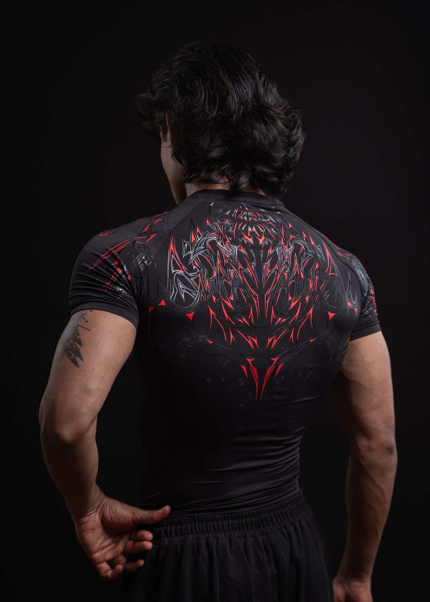 WarLord Blood Red Half Sleeve Compression