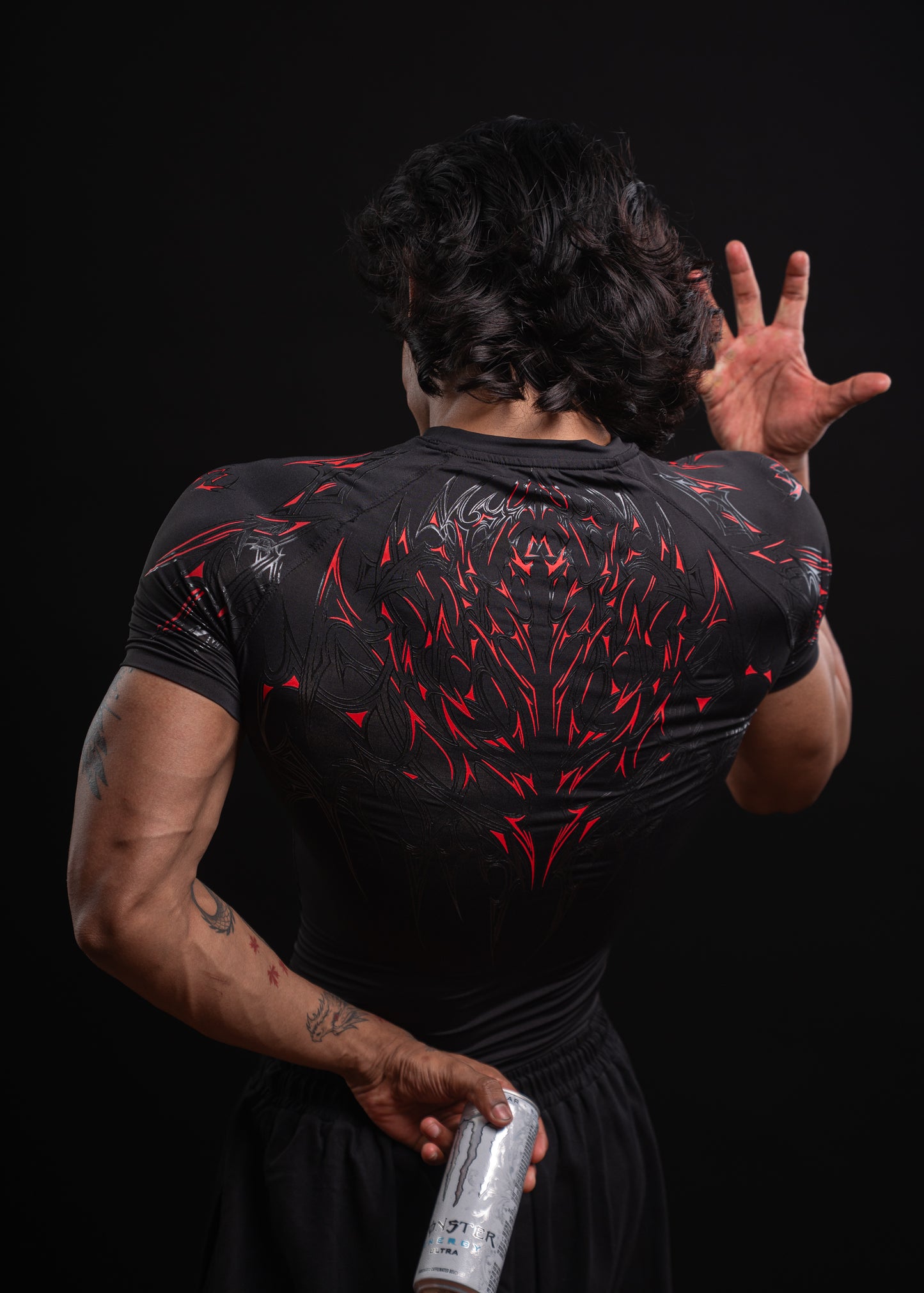 WarLord Blood Red Half Sleeve Compression