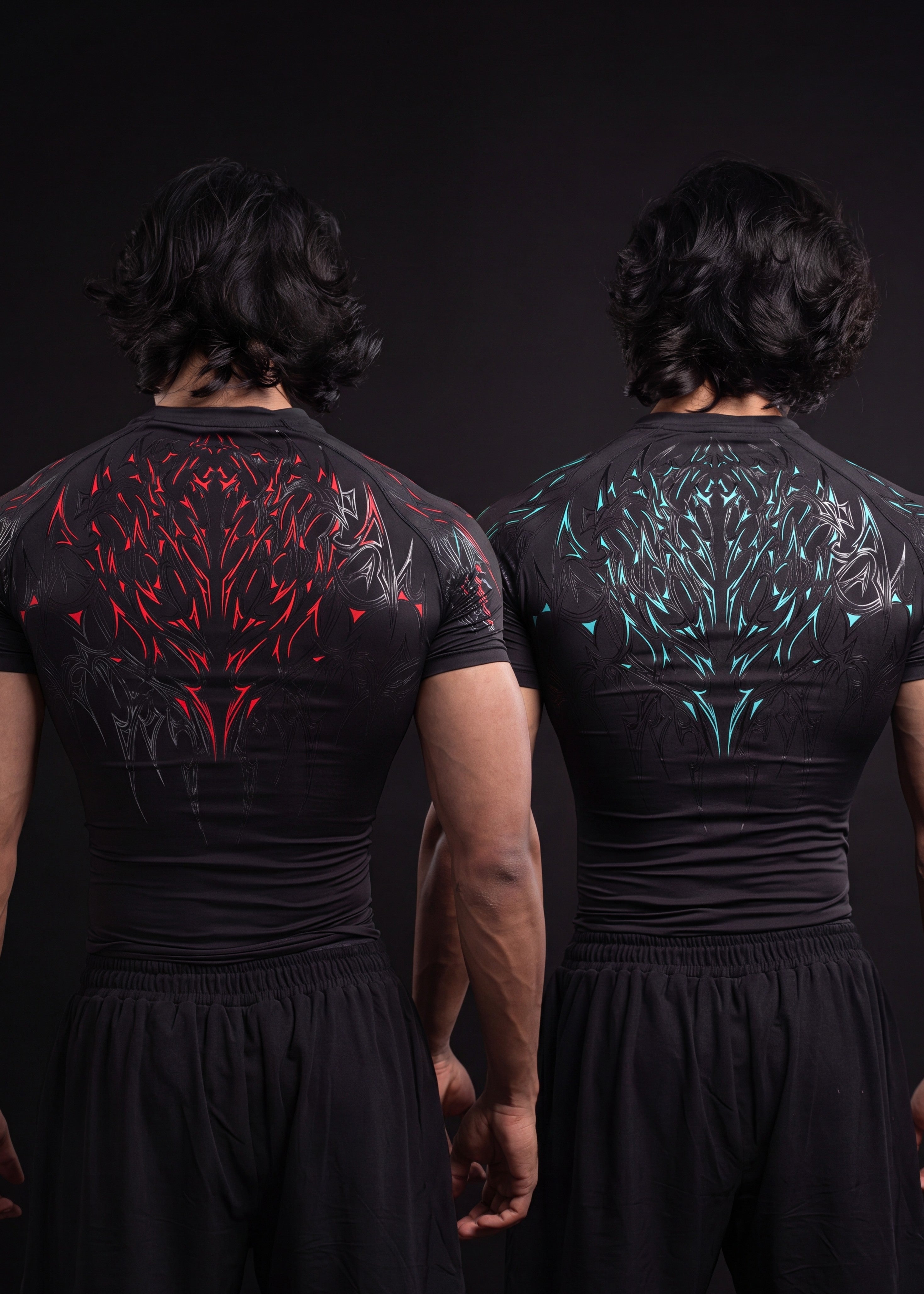 WarLord Half Sleeve Compression - Pack of 2  - Blood Red & Mint