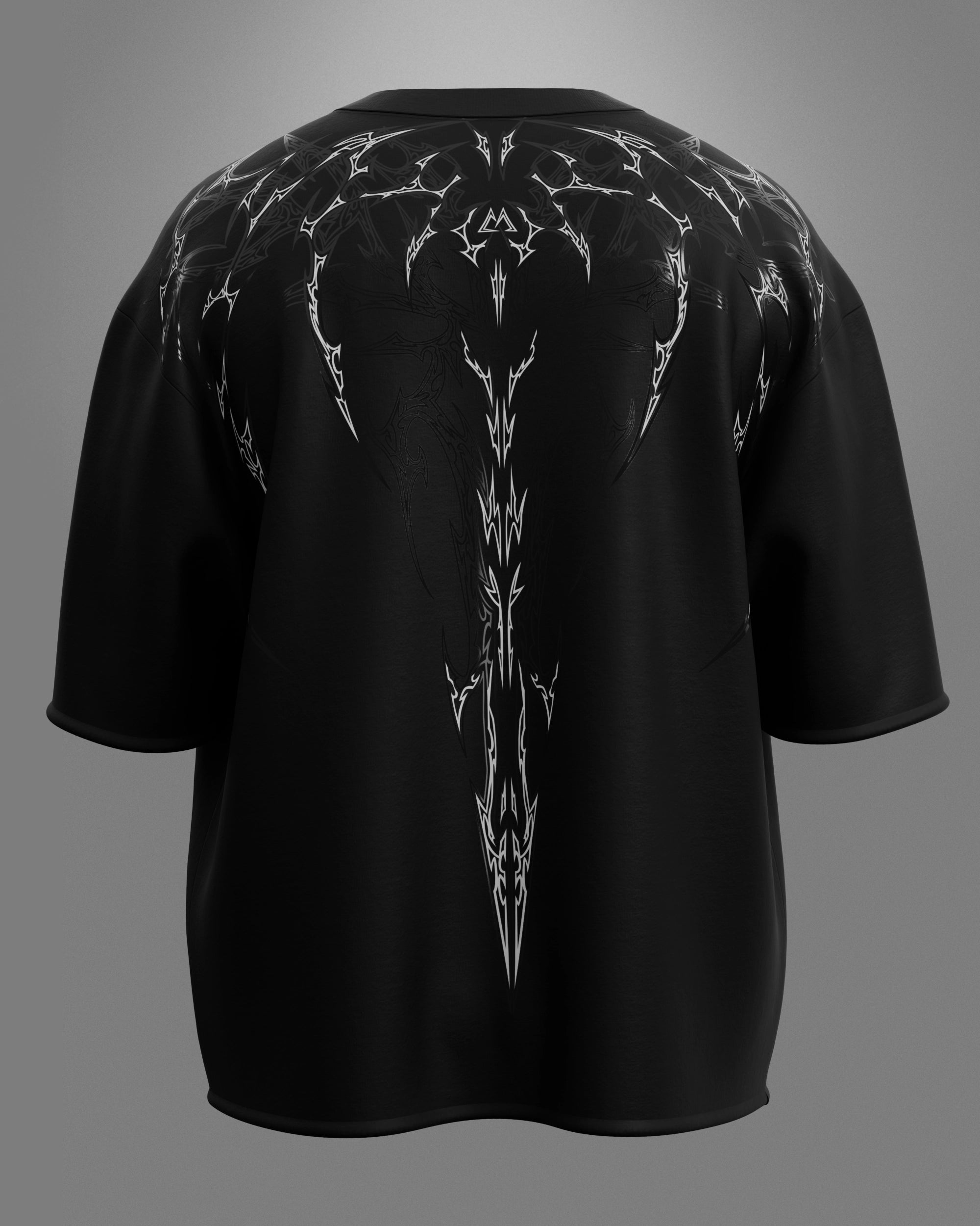 FeralWings Oversized Boxy Tee - White (Unisex)