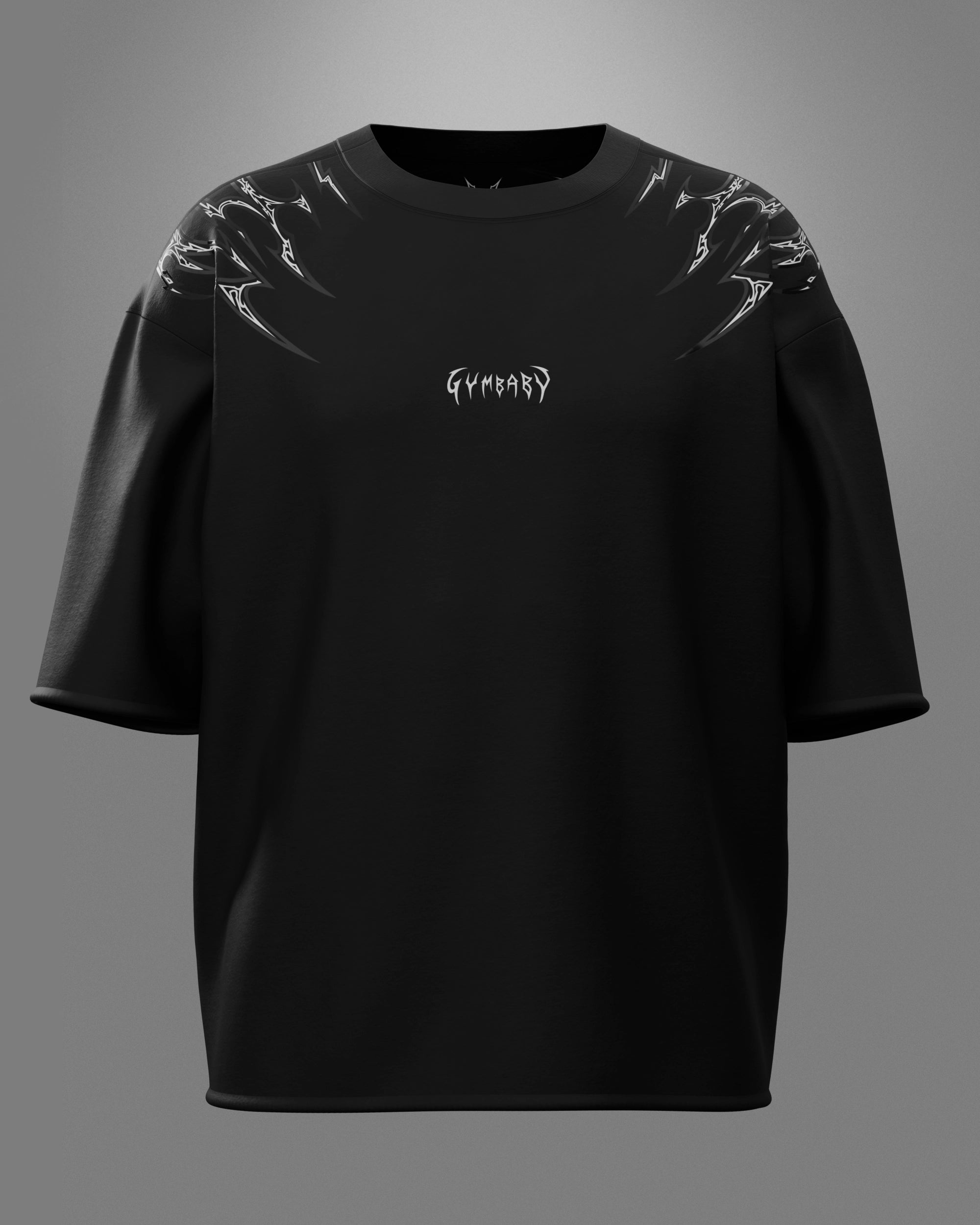FeralWings Oversized Boxy Tee - White (Unisex)