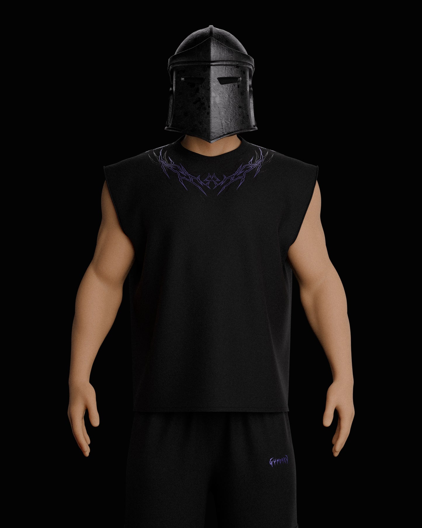 Hellscar Oversized Tank - Purple