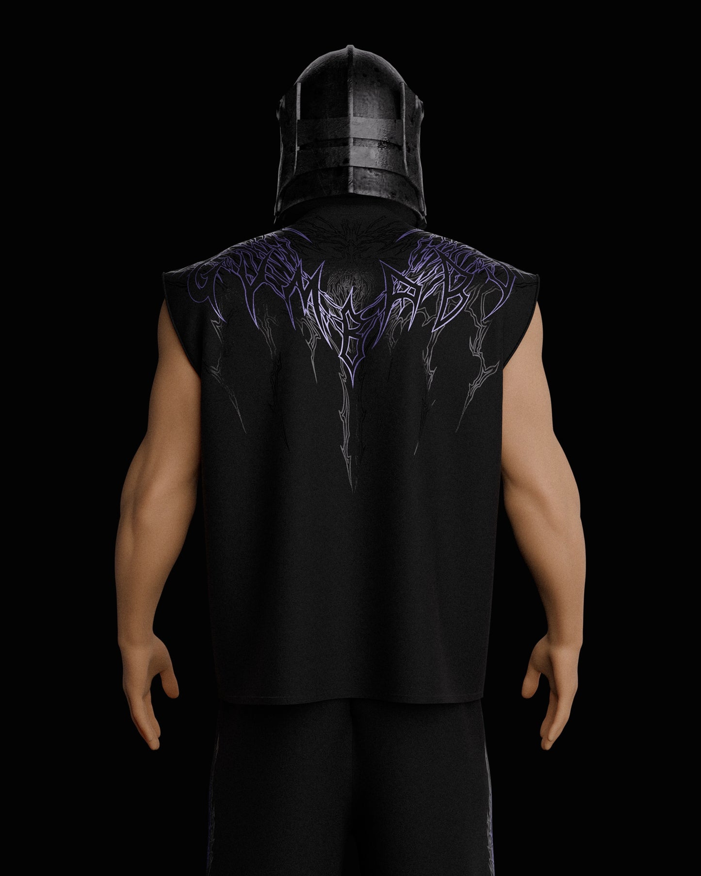 Hellscar Oversized Tank - Purple