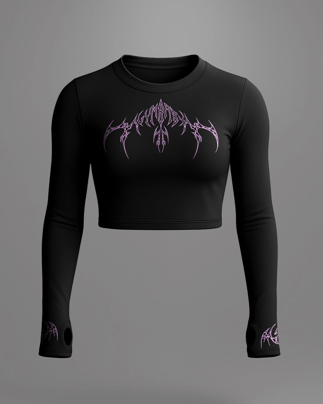 SpiderLily Full Sleeve Compression Crop Top