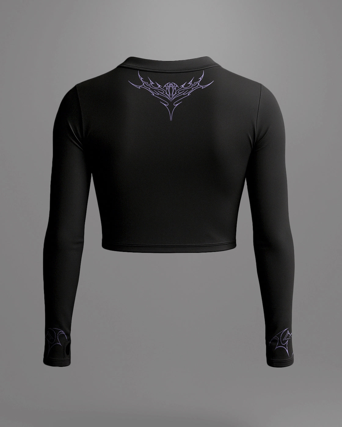 Valkyrie Full Sleeve Compression Crop Top