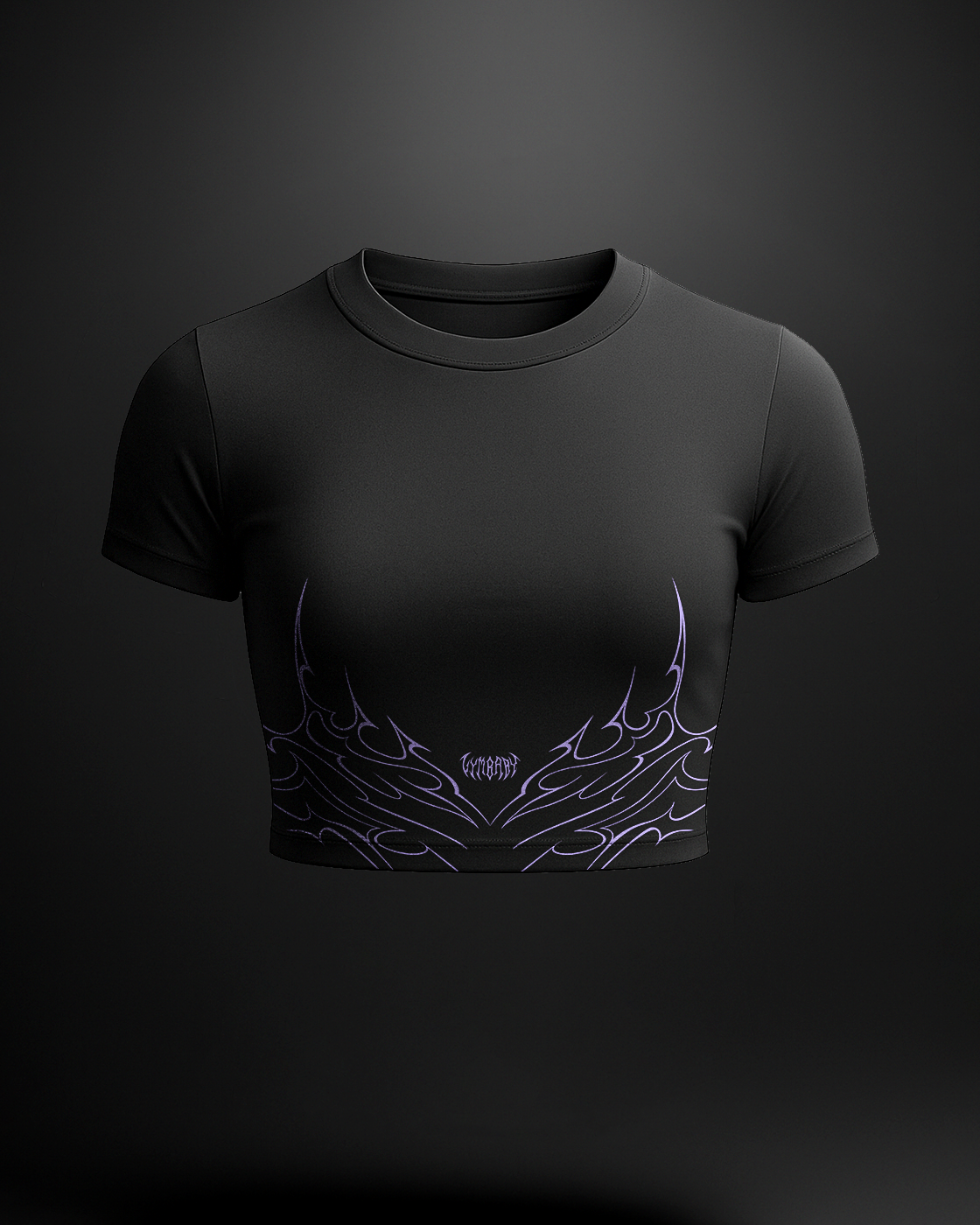 Valkyrie Half Sleeve Compression Crop Top