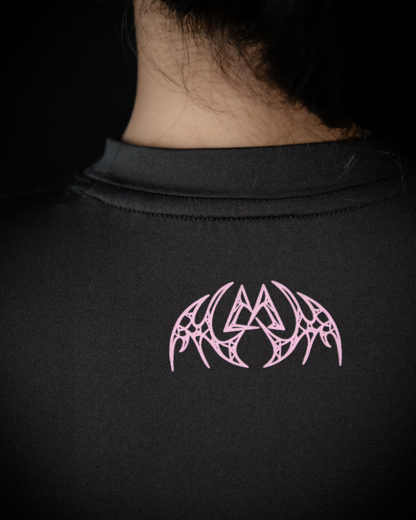 SpiderLily Half Sleeve Compression Crop Top