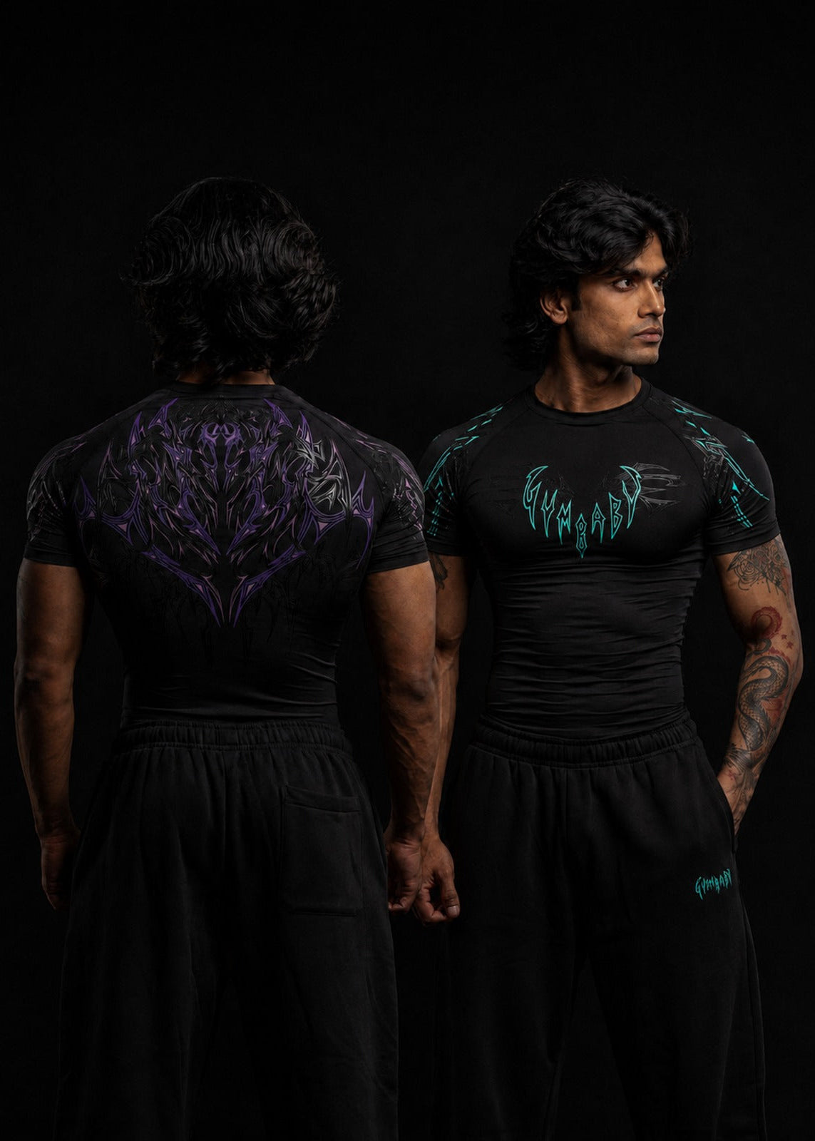 WarLord Half Sleeve Compression - Pack of 2 - Nebula & Mint